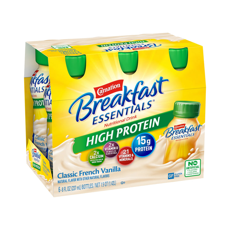 Carnation Breakfast Essentials® High Protein Vanilla Nutritional Drink, 8-Ounce Bottle, Sold As 24/Case Nestle 12269922