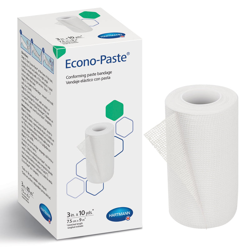 Econo-Paste® Impregnated Conforming Dressing, 3 Inch X 10 Yard, Sold As 1/Each Hartmann 47300000