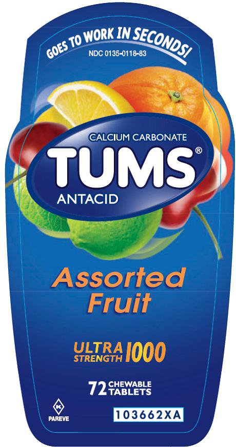 Tums® Ultra Strength Antacid, Sold As 1/Each Glaxo 00135011883