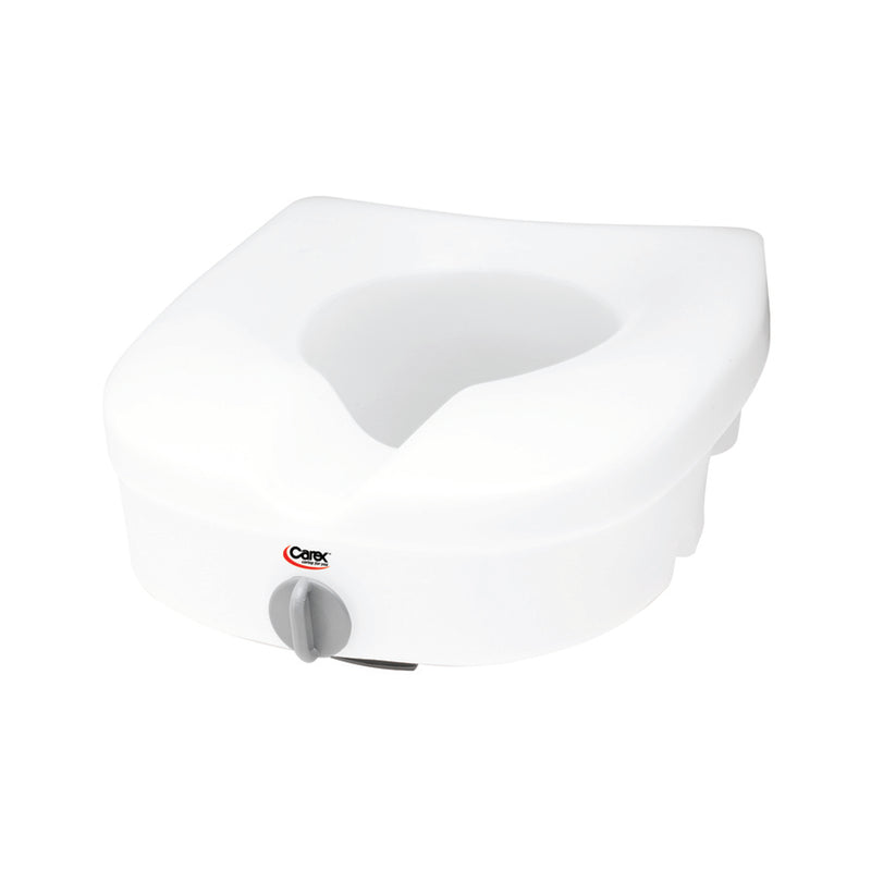E-Z Lock™ Raised Toilet Seat, 15-1/2 X 17 Inch, Sold As 2/Case Apex-Carex Fgb30500 0000