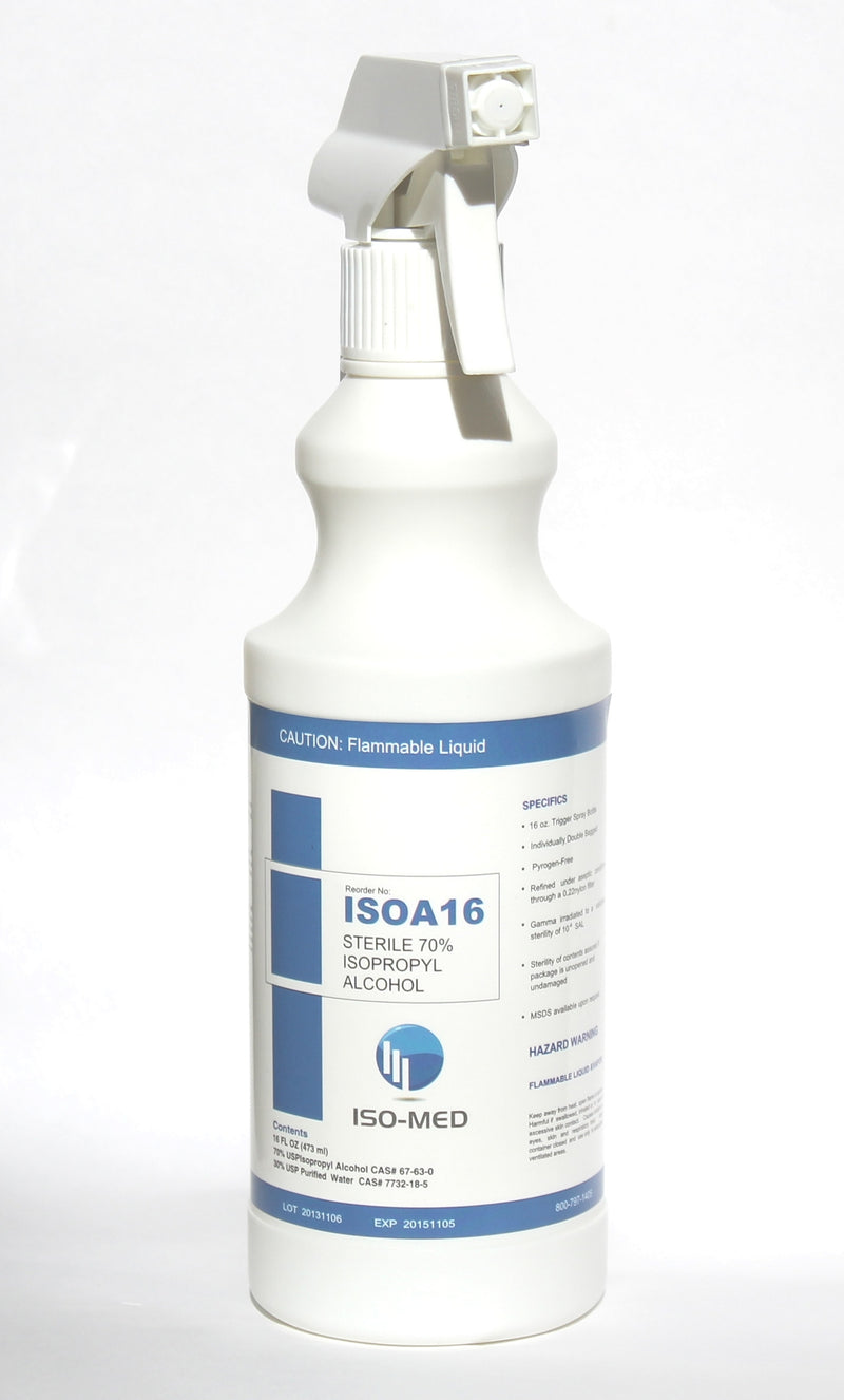 Iso-Med Surface Disinfectant Spray, 16 Oz., Sold As 1/Each Iso-Med Isoa16