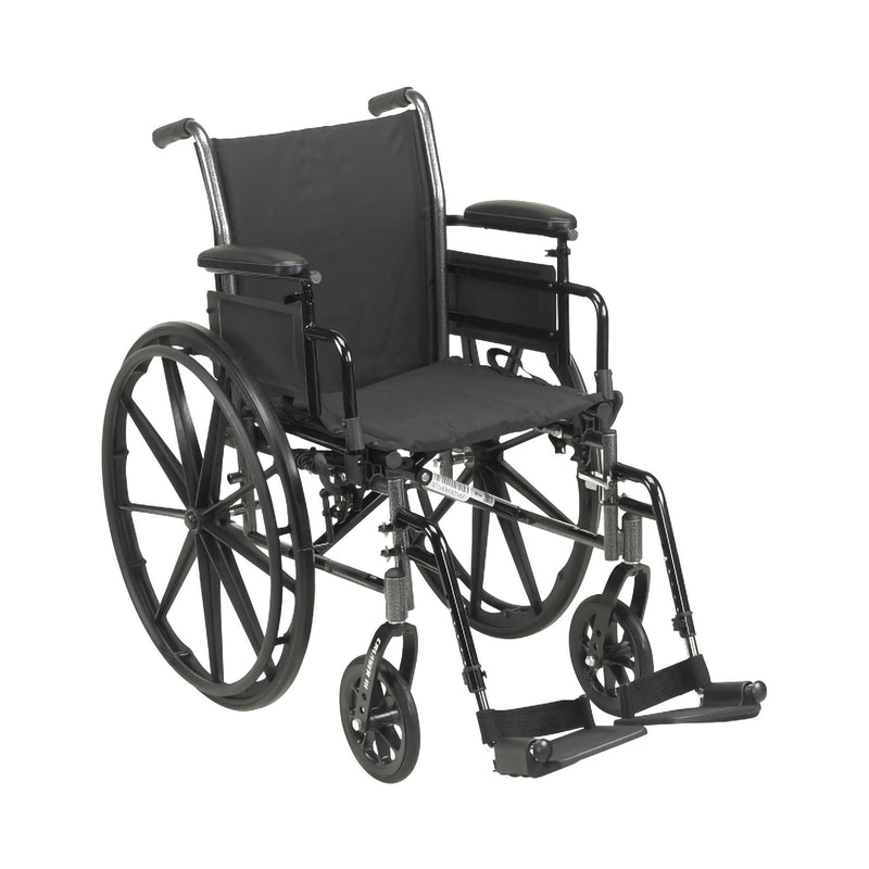 Drive™ Cruiser Iii Lightweight Wheelchair, 20-Inch Seat Width, Sold As 1/Each Mckesson 146-K320Adda-Sf