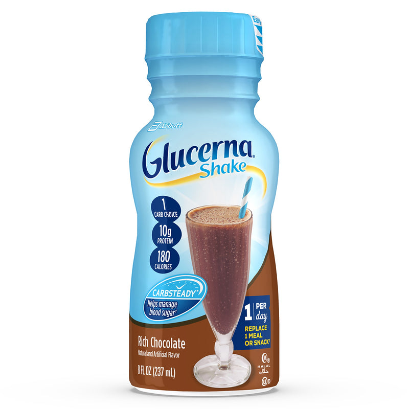 Glucerna® Original Shake, Chocolate Flavor, 8-Ounce Bottle, Sold As 1/Each Abbott 57804