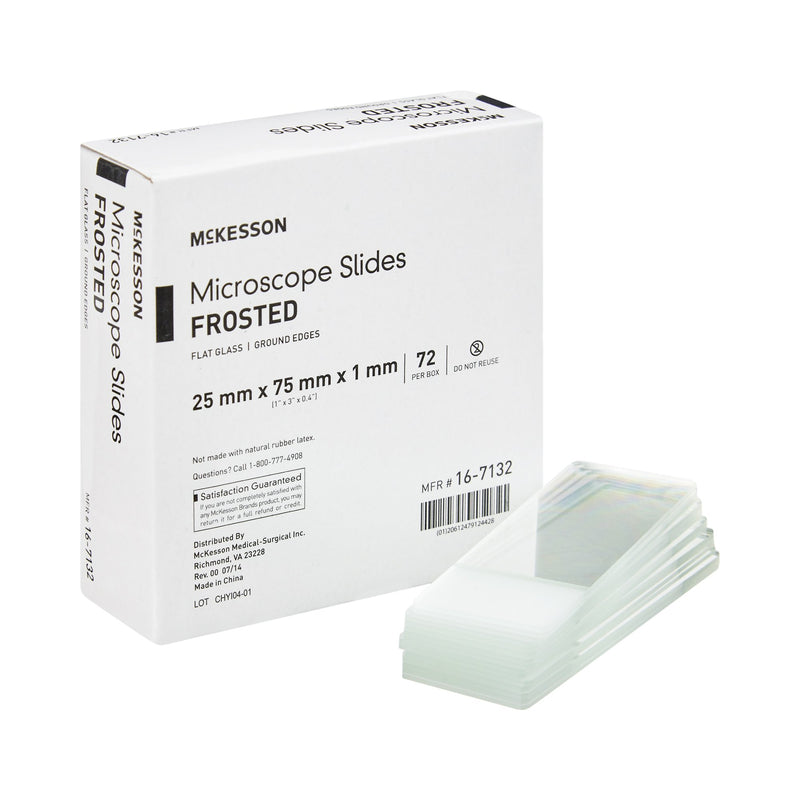Mckesson Frosted Microscope Slide, 1 X 3 Inch, Sold As 20/Case Mckesson 16-7132