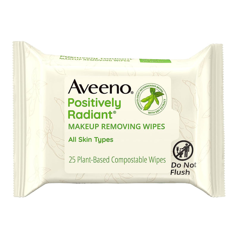 Aveeno, Wipes Makeup Removing (25/Pk), Sold As 25/Pack J 38137115719