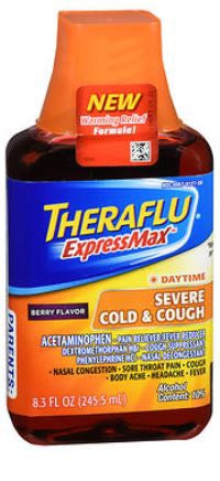 Theraflu Expressmax, Liq Cold-Cough Berry 5-325Mg/15 8.3Oz, Sold As 1/Each Glaxo 00067812708