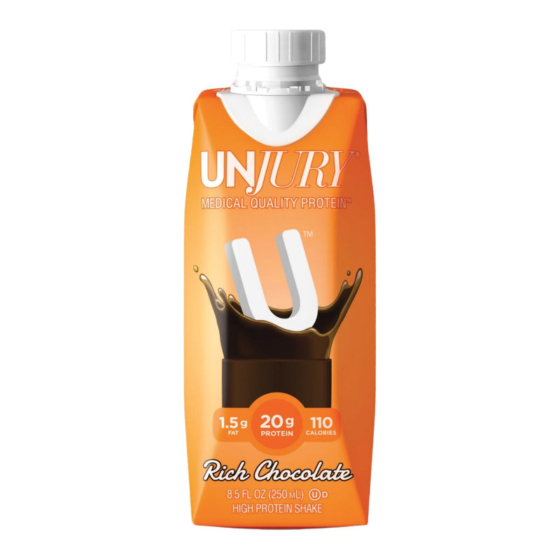 Unjury® Chocolate Oral Protein Supplement, 8.5 Oz. Carton, Sold As 12/Case Unjury 5621500052