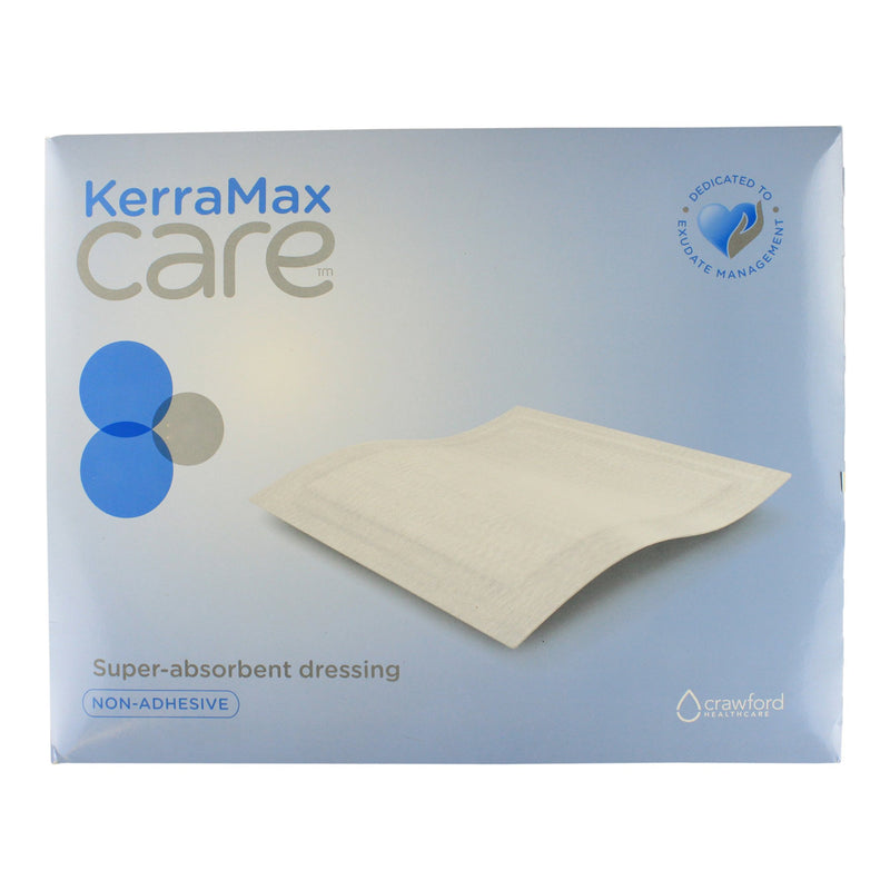 SUPER ABSORBENT DRESSING KERRAMAX CARE® GENTLE BORDER 6 X 10 INCH NONWOVEN RECTANGLE STERILE, SOLD AS 100/CASE, 3M PRD500-1177