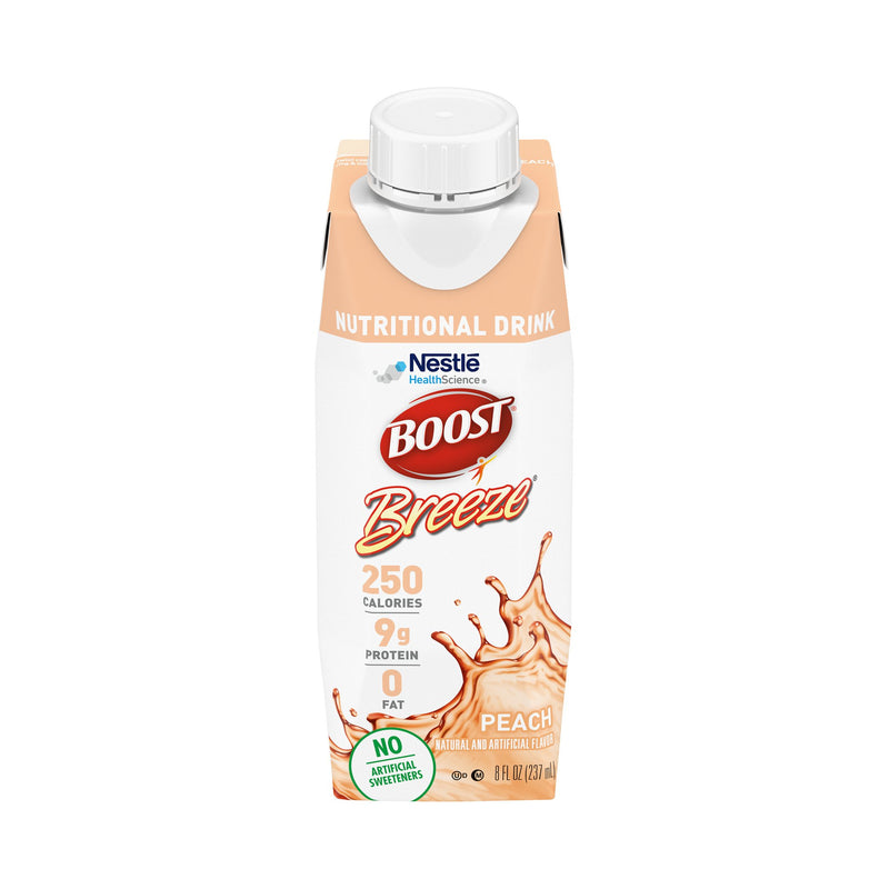 Boost Breeze® Peach Oral Supplement, 8 Oz. Carton, Sold As 1/Each Nestle 00043900238968