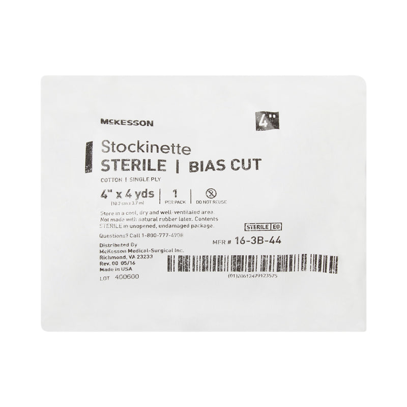 Mckesson Bias Cut Stockinette, 4 Inch X 4 Yard, Sold As 20/Case Mckesson 16-3B-44