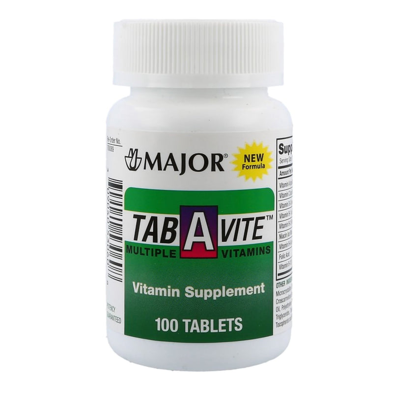 Major® Tab-A-Vite™ Multivitamin Supplement, Sold As 1/Bottle Major 00904053061