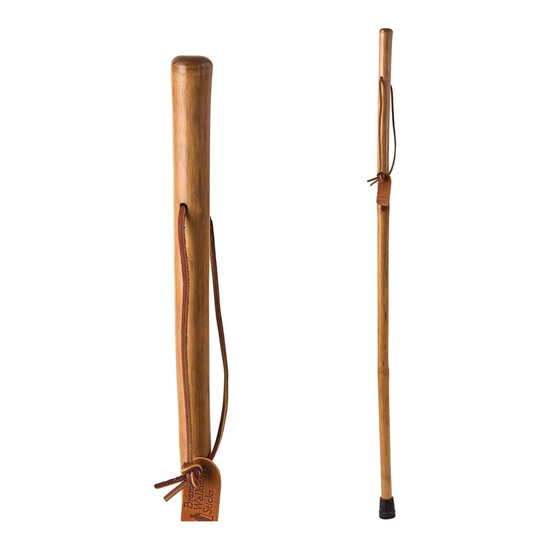 Brazos™ Iron Bamboo Rustic Walking Stick, 58 Inch Height, Red, Sold As 1/Each Mabis 602-3000-1155