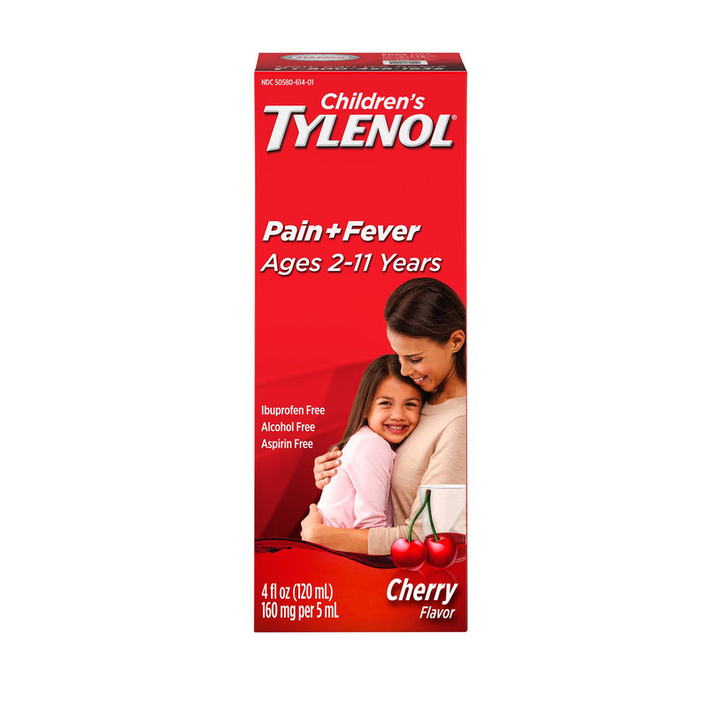 Tylenol Children'S Pain + Fever Oral Suspension, Cherry Flavor, Sold As 1/Each J 50580016604