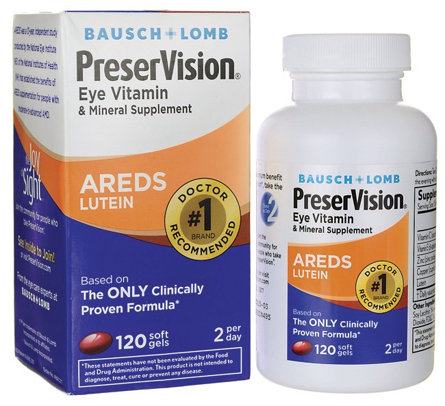 Preservision® Areds Lutein Multivitamin Supplement, Sold As 120/Box Bausch 32420863211