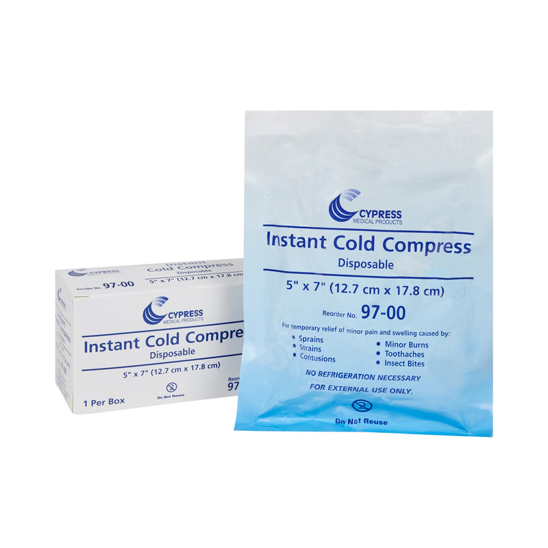 Cypress Instant Cold Pack, 5 X 7 Inch, Sold As 50/Case Mckesson 97-00