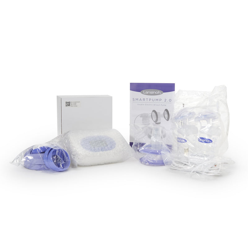 DOUBLE ELECTRIC BREAST PUMP KIT LANSINOH® SMARTPUMP 2.0, SOLD AS 1/CASE, EMERSON 53216