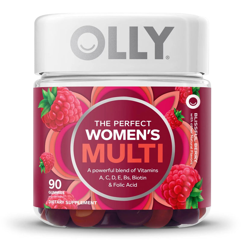 Olly The Perfect Women'S Multi Gummies, Blissful Berry, Sold As 1/Bottle Olly 85815800501