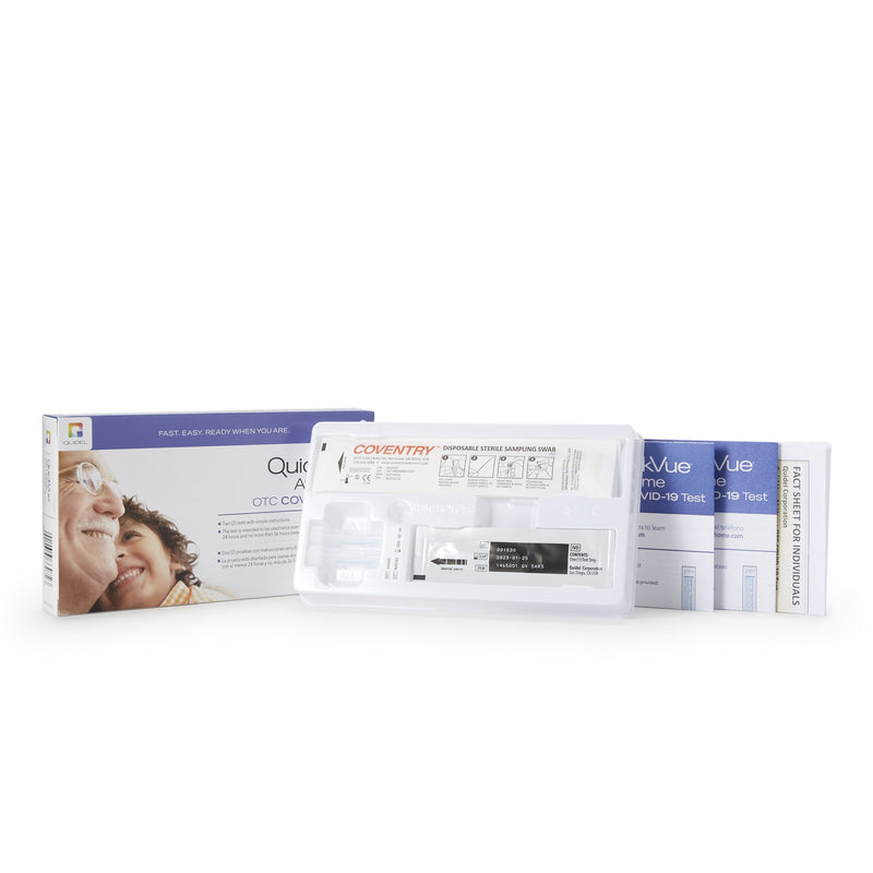 Quickvue® At-Home Otc Covid-19 Respiratory Test Kit, Sold As 1/Box Quidel 20402