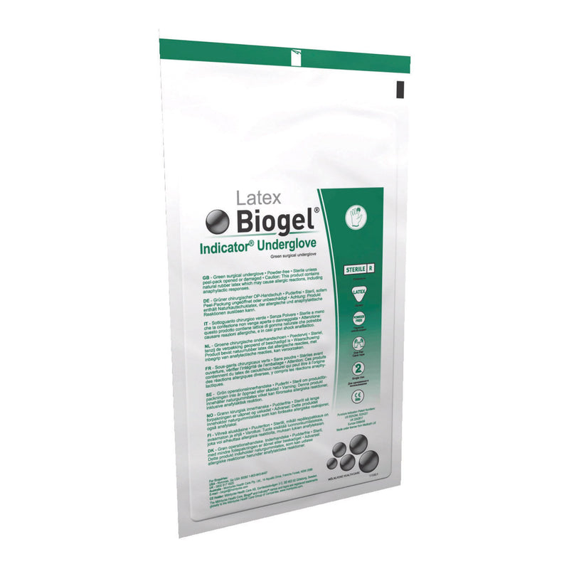 Biogel® Indicator™ Latex Surgical Underglove, Size 7.5, Green, Sold As 50/Box Molnlycke 31275
