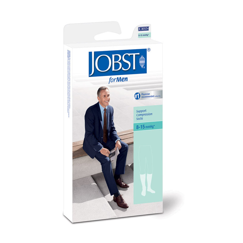 Jobst® For Men Compression Knee-High Socks, X-Large, White, Sold As 1/Pair Bsn 110334