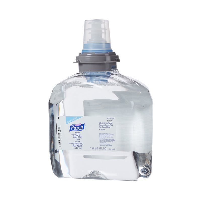Purell Advanced Hand Sanitizer,1,200 Ml, Ethyl Alcohol, Foaming Dispenser Refill Bottle, Sold As 1/Each Gojo 5392-02