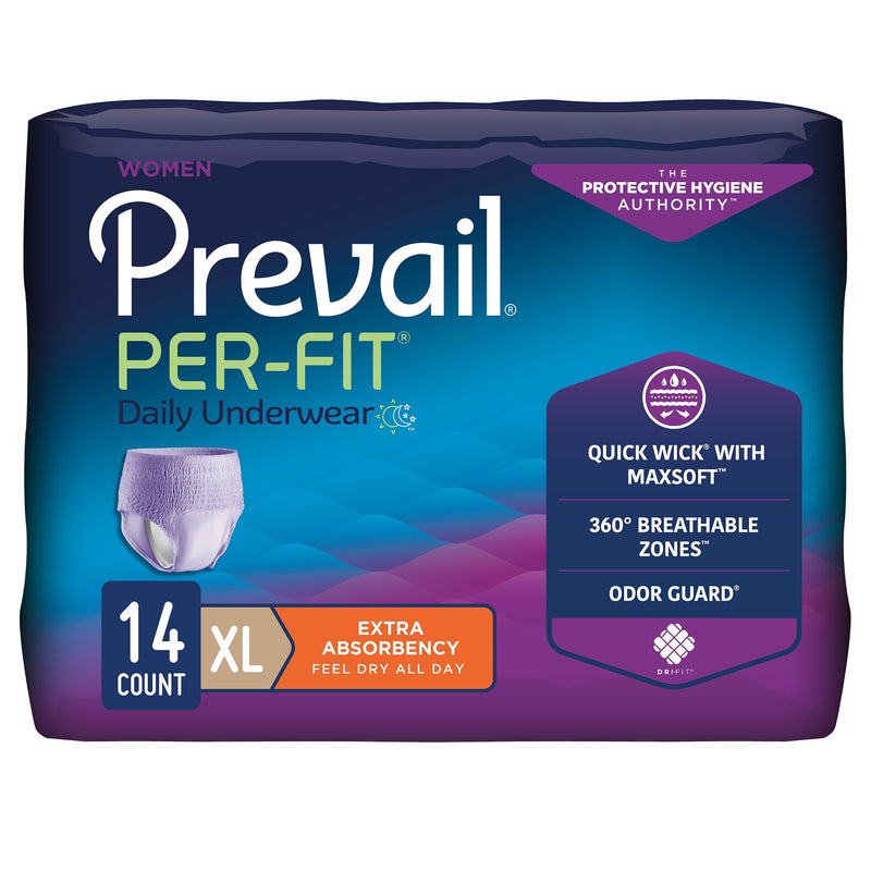 Prevail® Per-Fit® Women Extra Absorbent Underwear, Extra Large, Sold As 14/Bag First Pfw-514