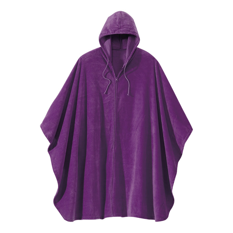 Silverts® Wheelchair Cape With Hood, Purple, Sold As 1/Each Silverts Sv27100_Egg_Os