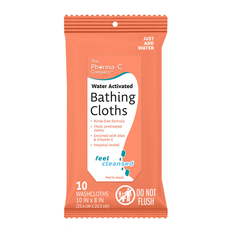 Cloth, Bathing Wet Pharma-C W/Aloe & Vitamin E (10/Pk 36Pk/C, Sold As 36/Case Kleen 63-200991