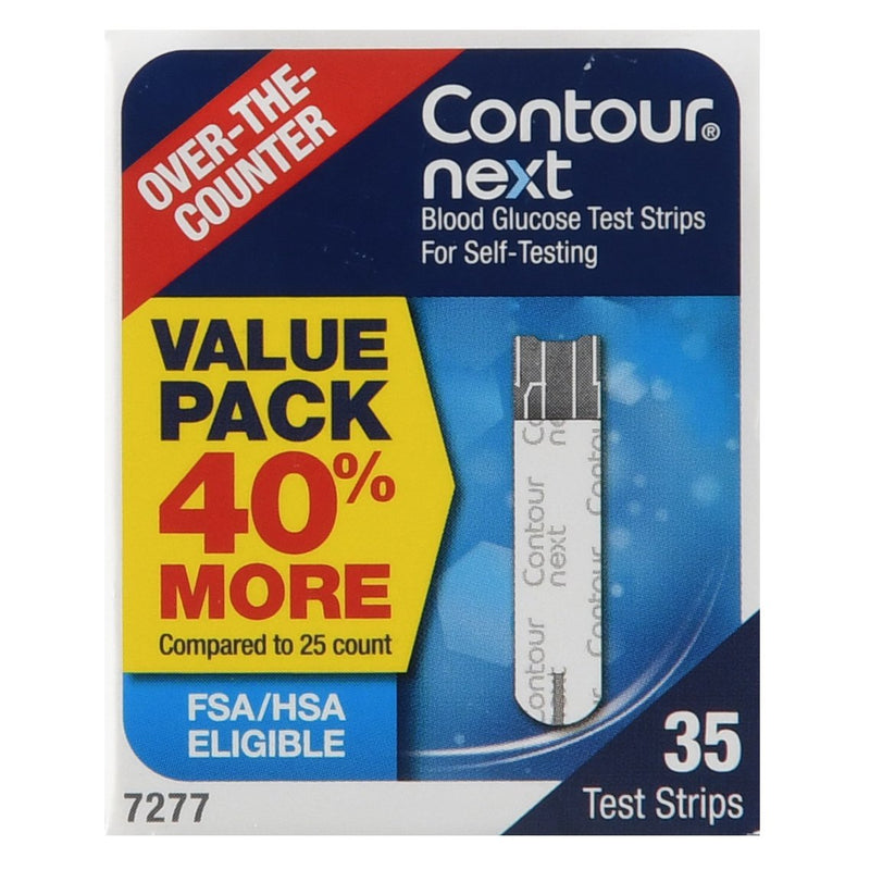Contour® Next Blood Glucose Test Strips, Sold As 840/Case Ascensia 7277