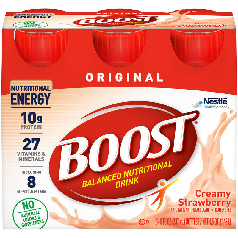 Boost® Original Strawberry Balanced Nutritional Drink, 8 Oz. Bottle, Sold As 24/Case Nestle 00041679676363