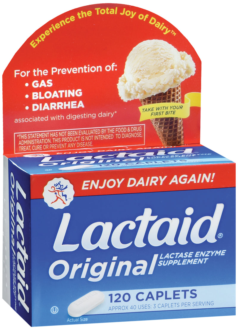 Lactaid® Original Lactase Enzyme Dietary Supplement, Sold As 24/Case Johnson 10300450080032