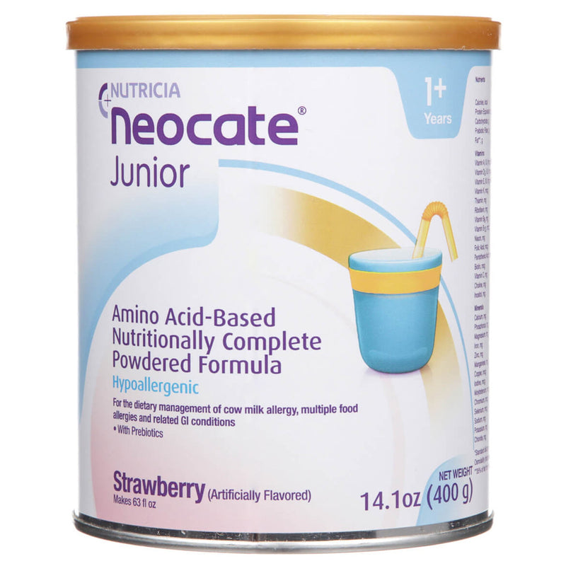 Neocate® Junior With Prebiotics Strawberry Pediatric Oral Supplement / Tube Feeding Formula, 14.1 Oz. Can, Sold As 4/Case Nutricia 133280