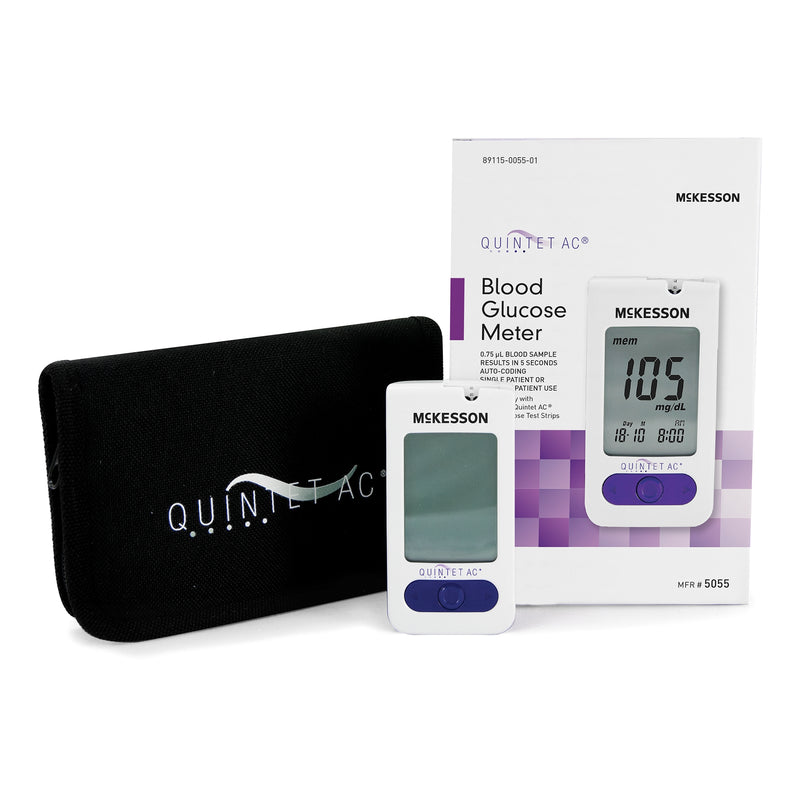 Mckesson Quintet Ac® Blood Glucose Monitoring System, Sold As 20/Case Mckesson 5055