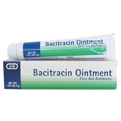 G & W® Bacitracin First Aid Antibiotic, 1 Oz. Tube, Sold As 1/Each G 00713028031
