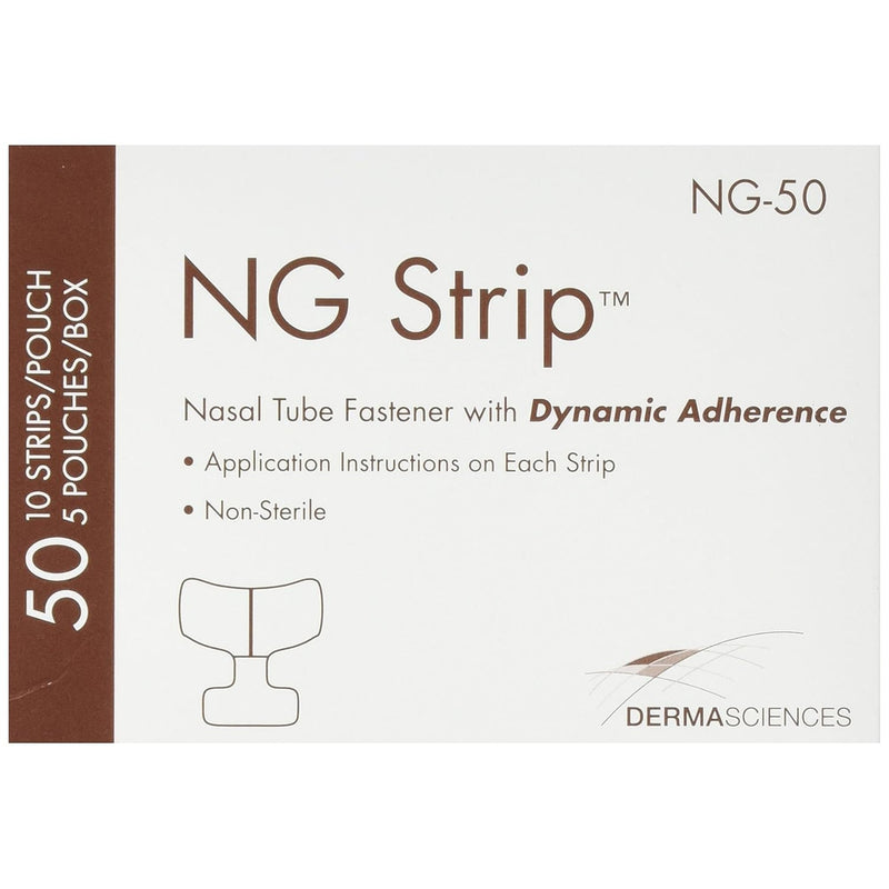 Ng Strip® Nasal Tube Fasteners, Sold As 50/Box Gentell Ng50