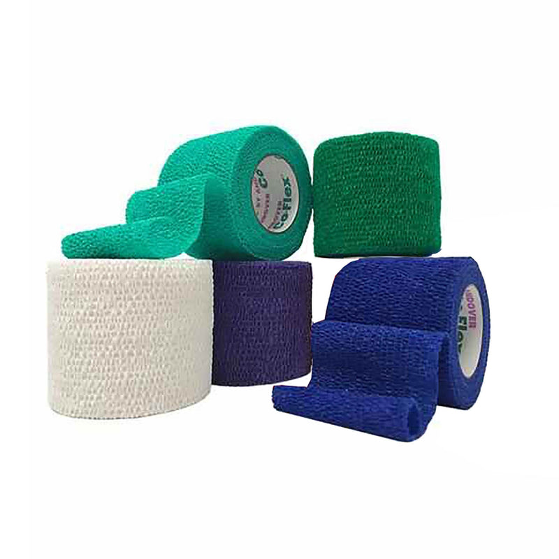 Coflex® Self-Adherent Closure Cohesive Bandage, 2 Inch X 5 Yard, Sold As 36/Case Andover 3200Rb-036