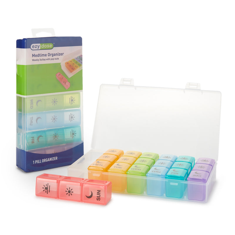Ezy Dose® Pill Organizer, Sold As 3/Pack Apothecary 70311