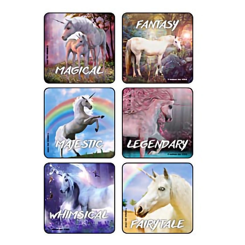 Medibadge® Fantasy Unicorns Asst. Stickers, Sold As 1/Roll Medibadge 2956