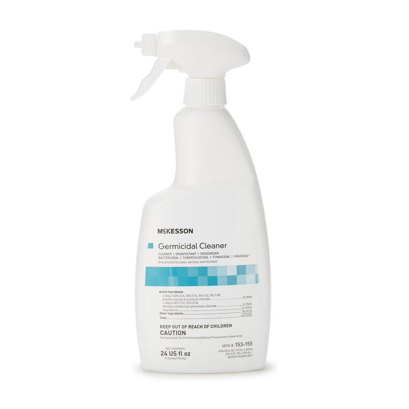 Mckesson Germicidal Surface Disinfectant Cleaner, 24 Oz. Trigger Spray Bottle, Sold As 1/Each Mckesson 153-155