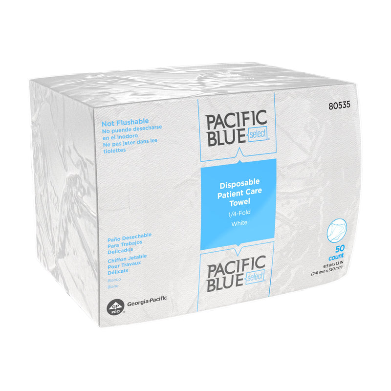 Pacific Blue Select™ A400 Disposable Washcloths, Sold As 50/Bag Georgia 80535
