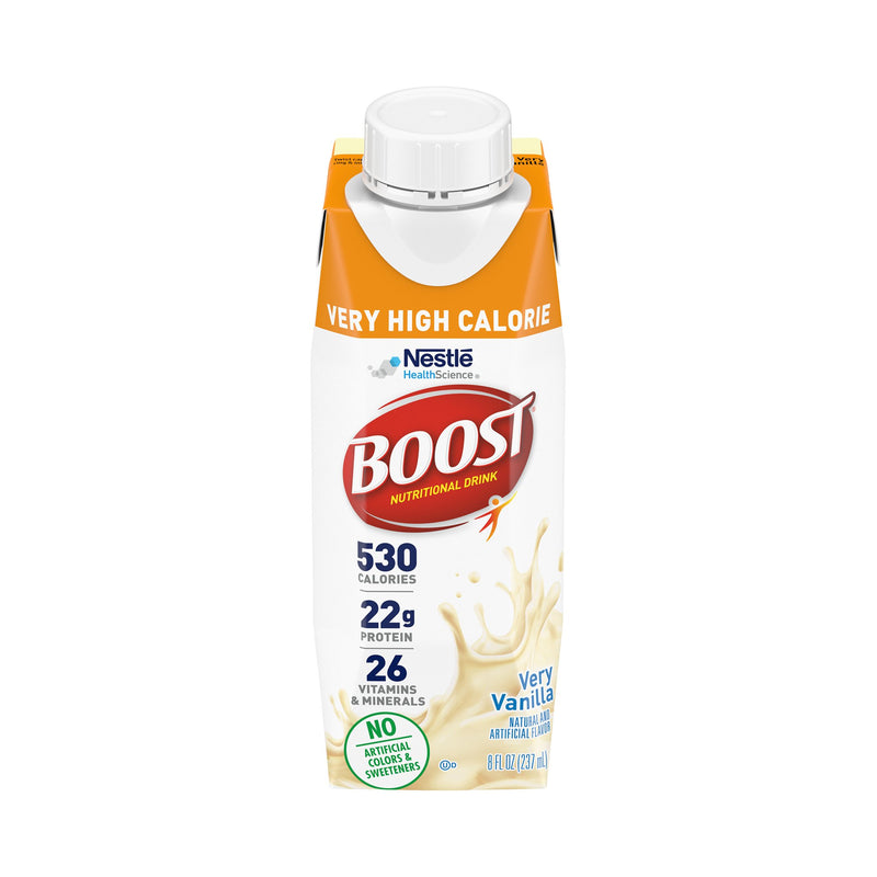 Boost® Very High Calorie Vanilla Nutritional Drink, 8-Ounce Carton, Sold As 24/Case Nestle 00043900894348