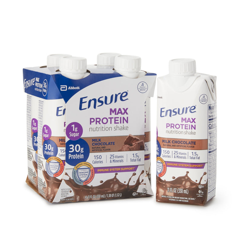 Ensure® Max Chocolate Protein Nutrition Shake, 11-Ounce Carton, Sold As 1/Each Abbott 66899