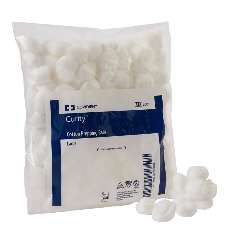 COTTON BALL CURITY™ LARGE 100% COTTON NONSTERILE, SOLD AS 10/CASE, CARDINAL 2601-