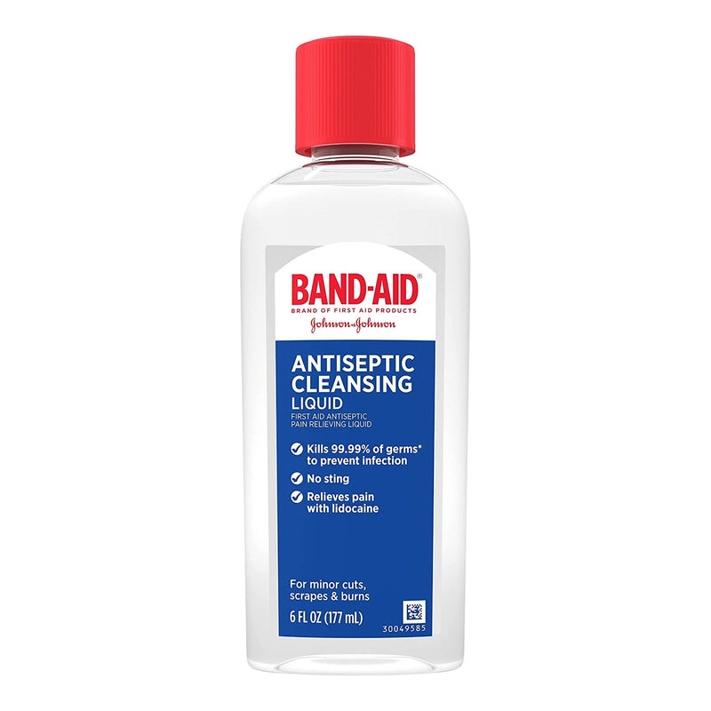 Band-Aid, Liq Cleansing Antiseptic 6Oz, Sold As 1/Each J 38137202088
