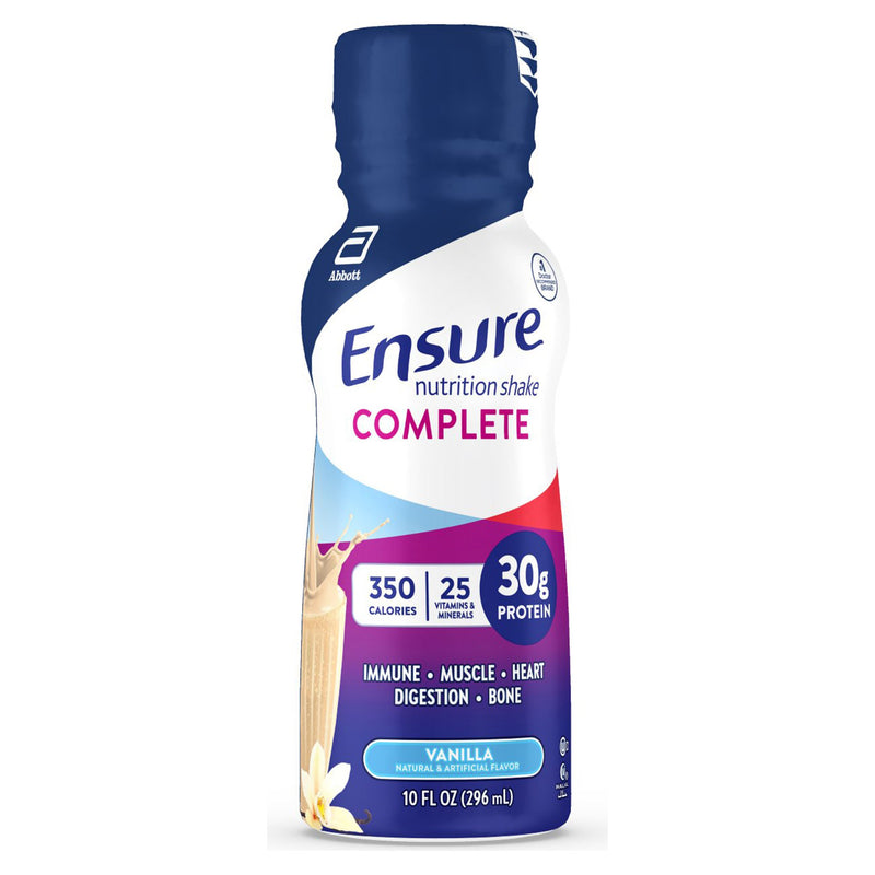 Ensure Complete® Nutrition Shake, Vanilla, 10-Ounce Bottle, Sold As 16/Case Abbott 68053