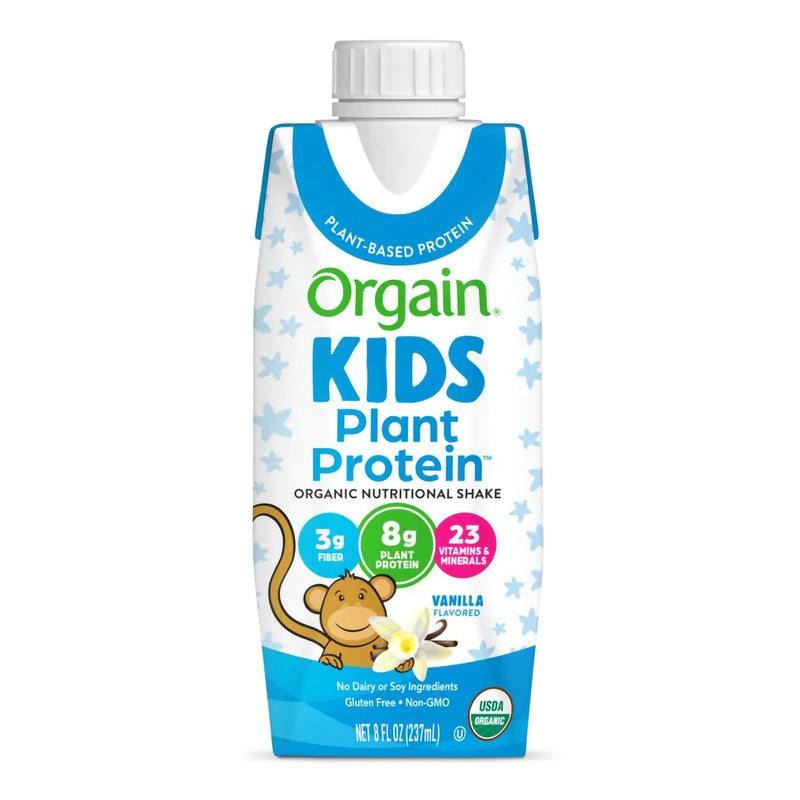 Orgain® Kids Plant Protein™ Nutritional Shake Pediatric Oral Supplement, Sold As 12/Case Orgain 851770003520