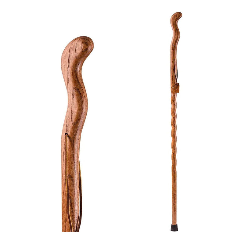 Brazos™ Twisted Cedar Backpacker Handcrafted Walking Stick, 48-Inch, Sold As 1/Each Mabis 602-3000-1251