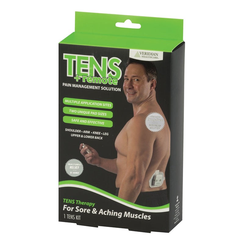 Tens + Remote Pain Management Solution Tens Kit, Sold As 1/Each Veridian 22-043