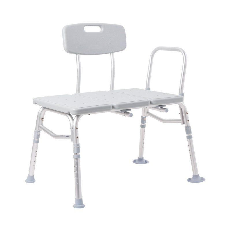 Mckesson Aluminum Transfer Bench With Reversible Back, Sold As 1/Each Mckesson 146-Rtl12031Kdr