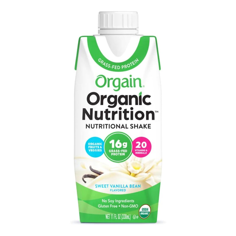 Orgain® Organic Nutrition™ Vanilla Nutritional Shake, 11-Ounce Carton, Sold As 12/Case Orgain 851770003292